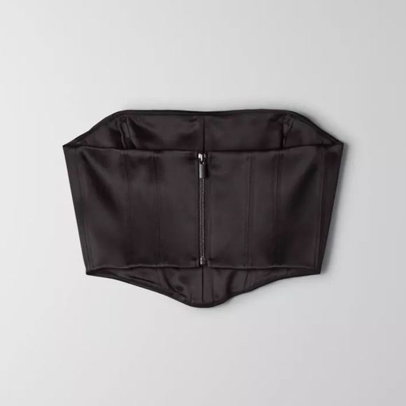 TEN BY BABATON BLAZE Black Corset Top - Picture 2 of 12